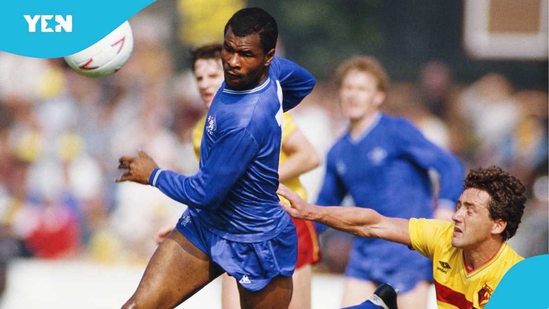 Paul Canoville, Chelsea, Watford. Paul Canoville, Chelsea, Watford.