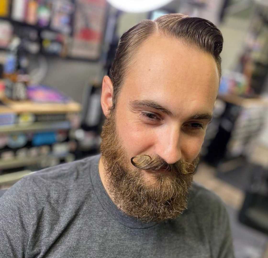 Famous handlebar moustache Famous handlebar moustache