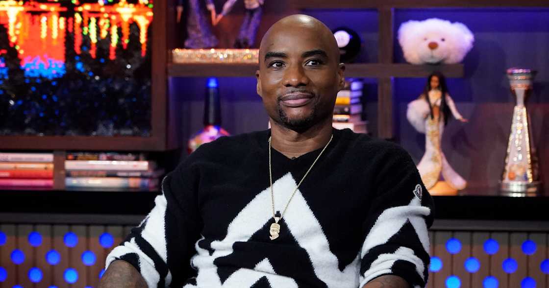 Charlamagne Tha God seated in a chair Charlamagne Tha God seated in a chair