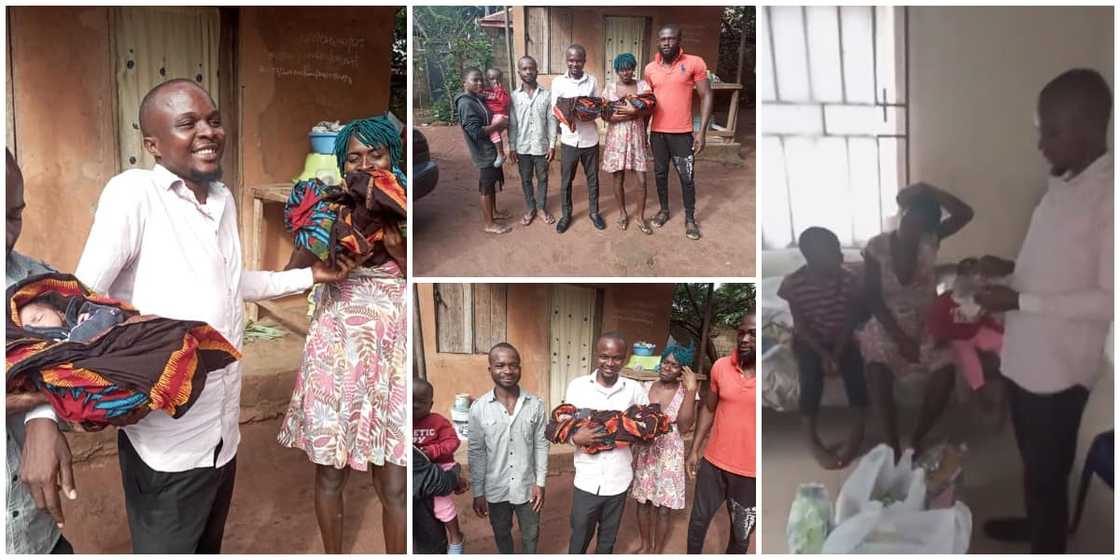 Kind Nigerian man shows up at hospital, pays bills of lady who delivered twins and gives her cash for business Kind Nigerian man shows up at hospital, pays bills of lady who delivered twins and gives her cash for business