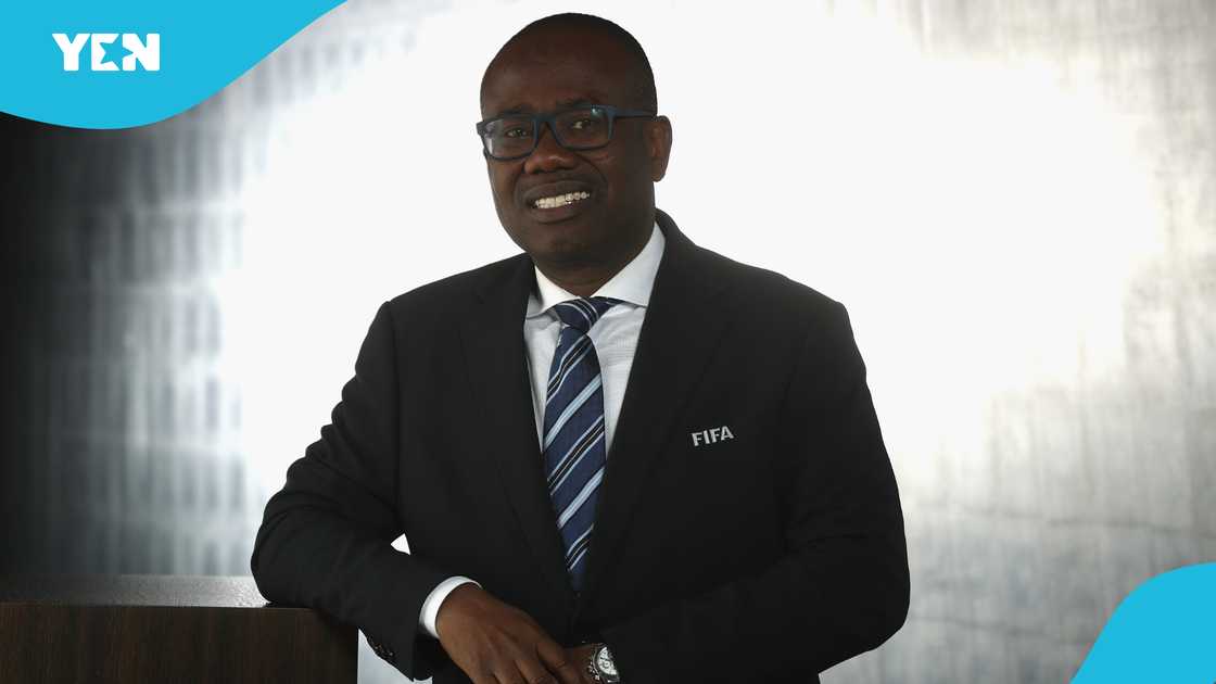 Former GFA president, Kwesi Nyantakyi, FIFA headquarters Former GFA president, Kwesi Nyantakyi, FIFA headquarters