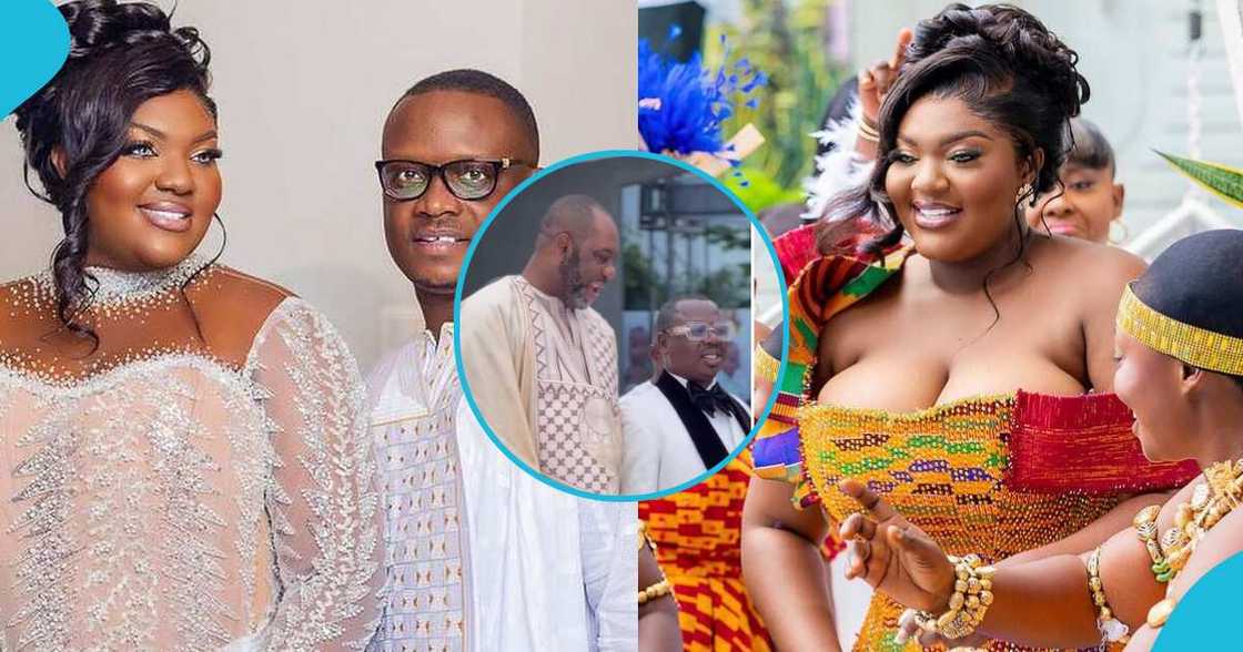 Ghanaian bride Nana Achiaa and her husband