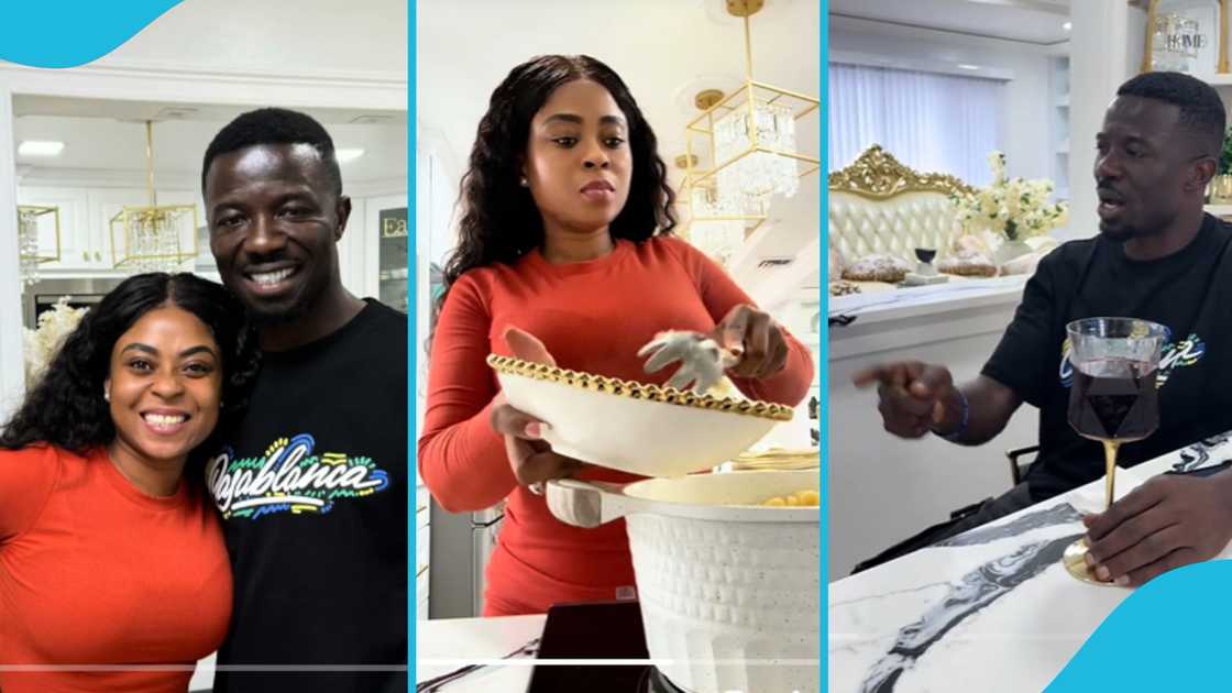 Kwaku Manu visits a beautiful lady at her residence in a video, sparking reactions. Kwaku Manu visits a beautiful lady at her residence in a video, sparking reactions.
