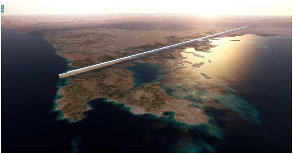 'The Line' city project 'The Line' city project