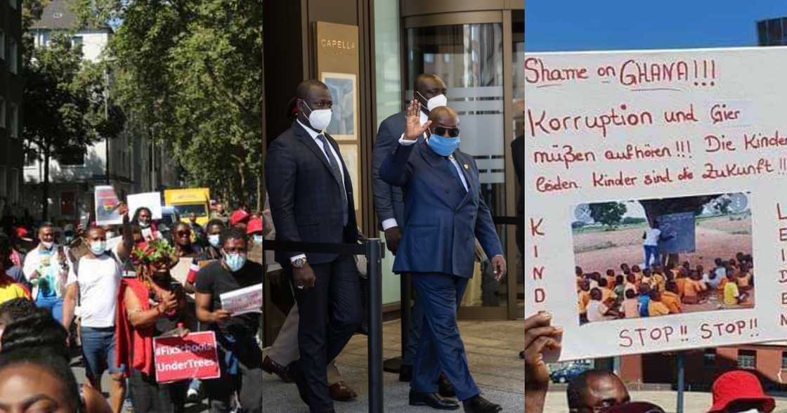 Photos of #FixTheCountry demonstrators who ambushed Akufo-Addo in Germany Photos of #FixTheCountry demonstrators who ambushed Akufo-Addo in Germany
