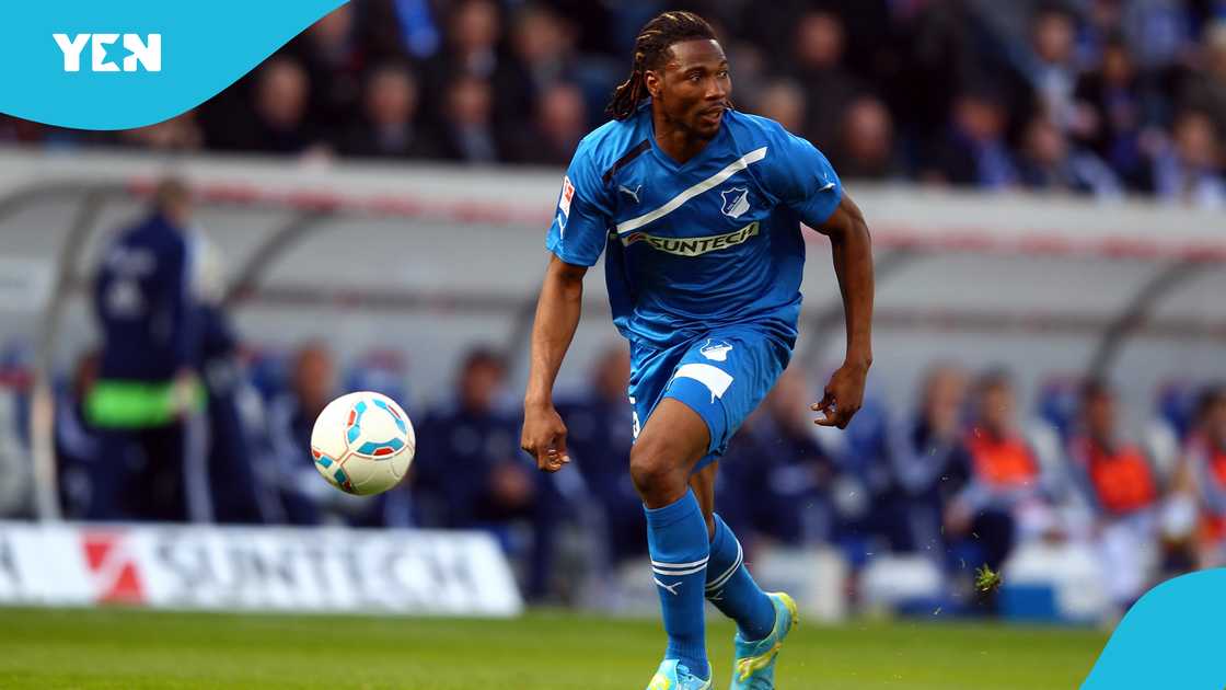 Isaac Vorsah in action for TSG Hoffenheim. Photo by Alex Grimm. Isaac Vorsah in action for TSG Hoffenheim. Photo by Alex Grimm.