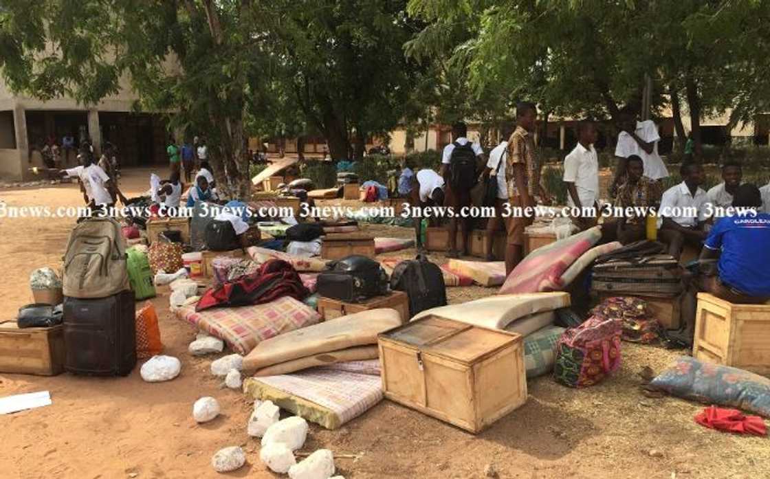 Sad photos and video emerge online as fire damages properties at St Francis SHS Sad photos and video emerge online as fire damages properties at St Francis SHS