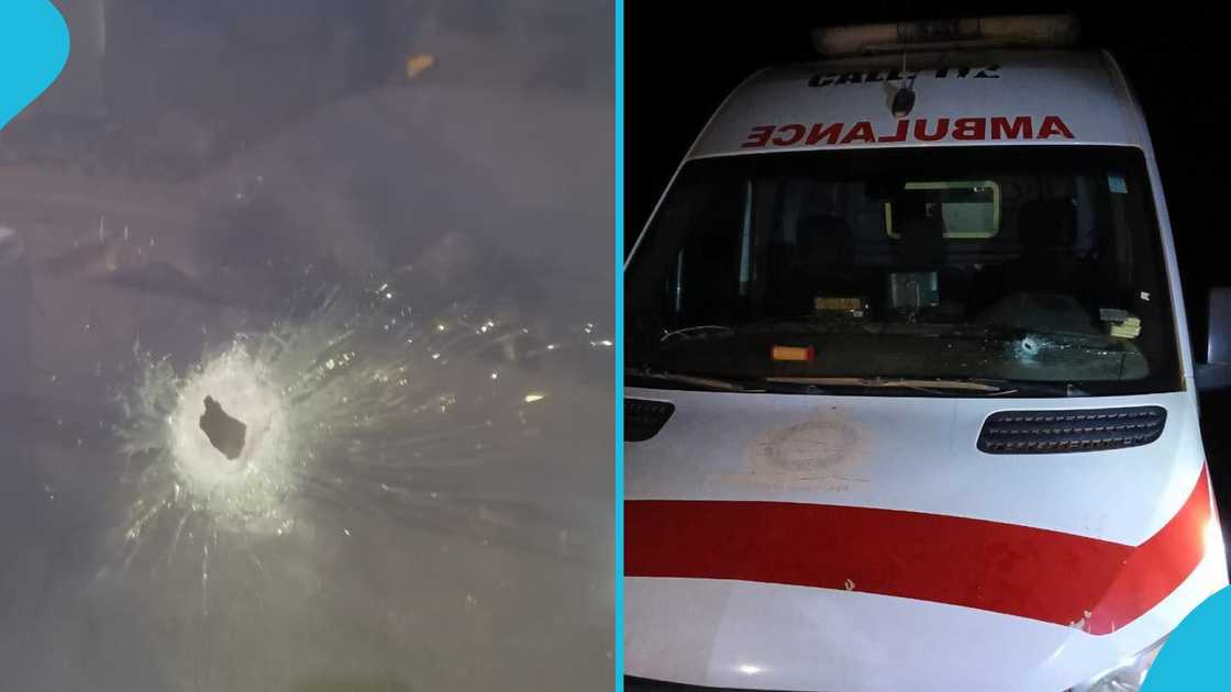 National Ambulance Crew, National Ambulance Service, Yendi, Gun Attack, Police post National Ambulance Crew, National Ambulance Service, Yendi, Gun Attack, Police post