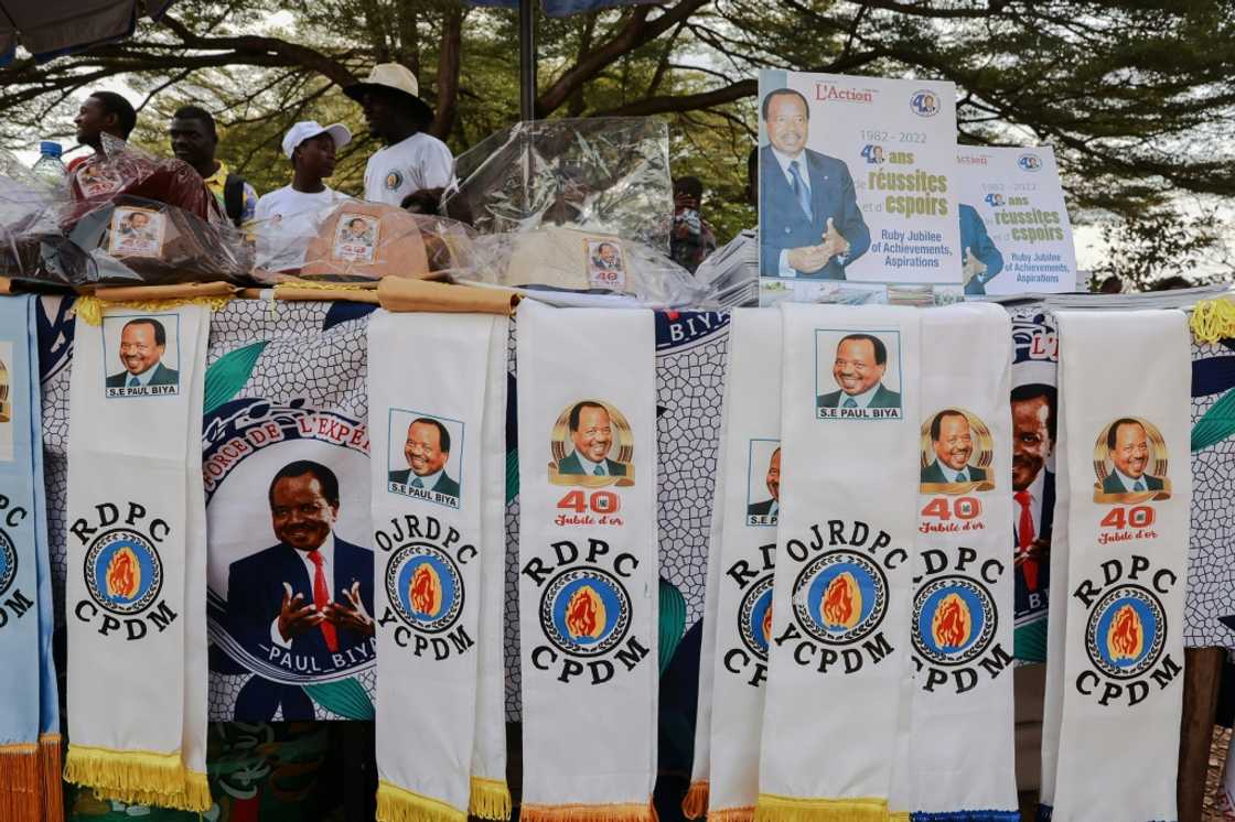 Biya did not attend the event in Yaounde dubbed a 'regional mega-rally' Biya did not attend the event in Yaounde dubbed a 'regional mega-rally'