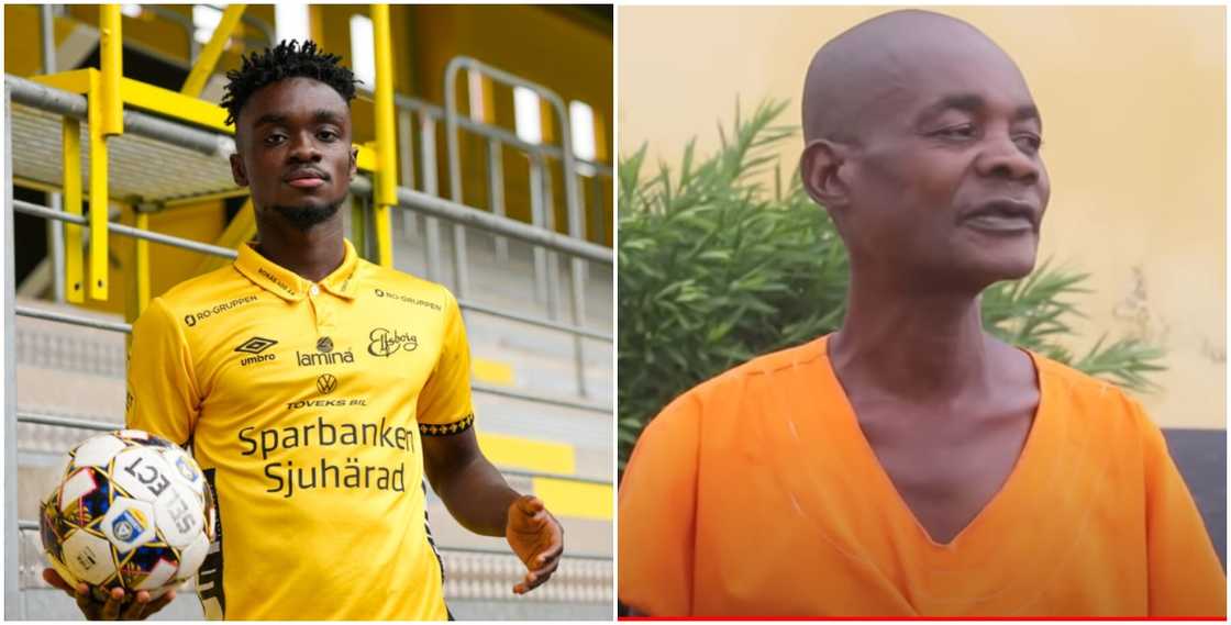 Footballer Emmanuel Boateng and Isaac Odoom Footballer Emmanuel Boateng and Isaac Odoom