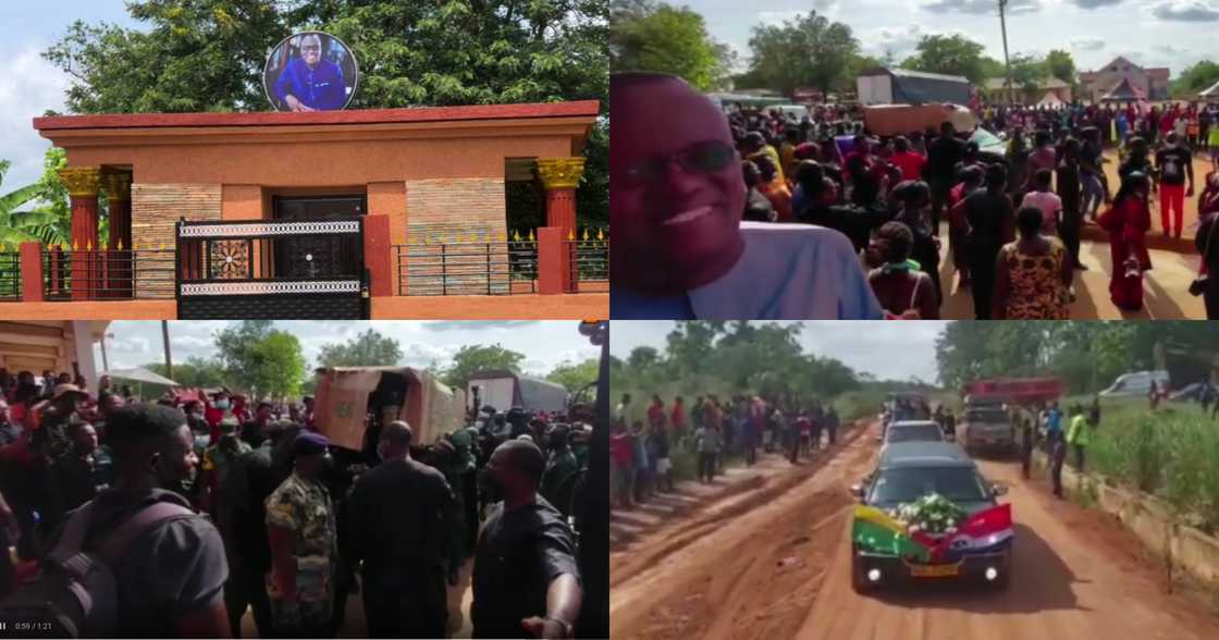 Sir John: Tears Flow As Body Of Former NPP General Secretary Arrives At Sakra Wonoo For Burial (Video) Sir John: Tears Flow As Body Of Former NPP General Secretary Arrives At Sakra Wonoo For Burial (Video)