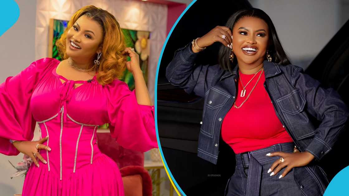 Nana Ama McBrown. Onua Showtime. McBrown's wigs. Fashion Nana Ama McBrown. Onua Showtime. McBrown's wigs. Fashion