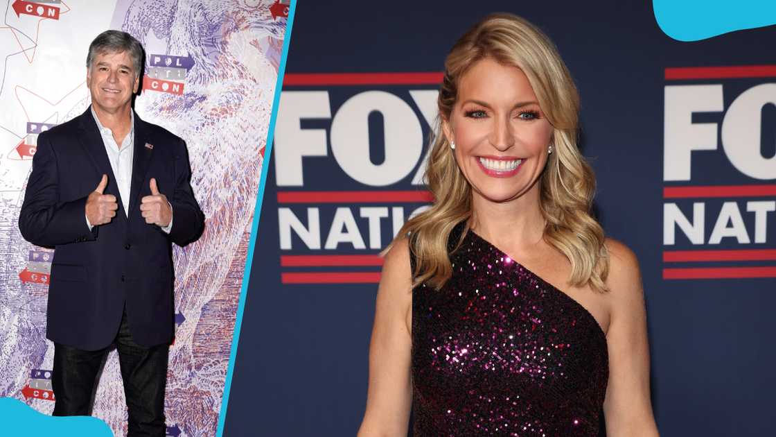 Sean Hannity attends the 2019 Politicon at Music City Centre in Nashville, Tennessee (L). Ainsley Earhardt attends the 2023 FOX Nation Patriot Awards in Nashville, Tennessee (R). Sean Hannity attends the 2019 Politicon at Music City Centre in Nashville, Tennessee (L). Ainsley Earhardt attends the 2023 FOX Nation Patriot Awards in Nashville, Tennessee (R).