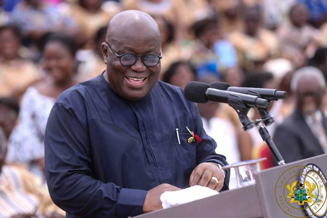 Ghanaians want president Nana Akufo-Addo to step down according to a new poll. Ghanaians want president Nana Akufo-Addo to step down according to a new poll.