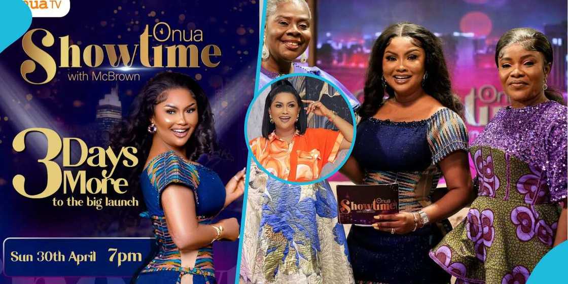 Nana Ama McBrown, Amy Newman and Ohemaa Mercy Nana Ama McBrown, Amy Newman and Ohemaa Mercy