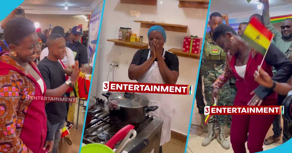 Afua Asantewaa and her husband at Chef Faila's cook-a-thon Afua Asantewaa and her husband at Chef Faila's cook-a-thon