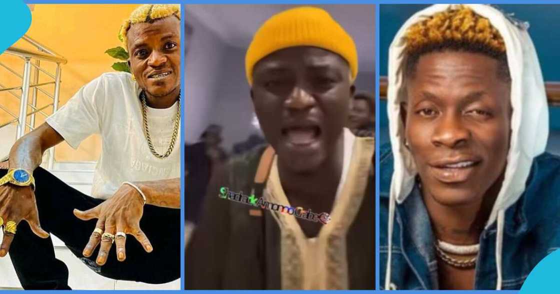 Shatta Wale: Nigerian Rapper Portable In Ghana, Begs Singer For A Collab With Freestyle Video Shatta Wale: Nigerian Rapper Portable In Ghana, Begs Singer For A Collab With Freestyle Video