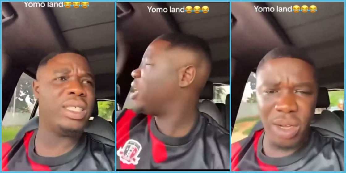 Ghanaian Man Complains Of ‘Thick’ Hair Dye Application: “Yomo Land” Ghanaian Man Complains Of ‘Thick’ Hair Dye Application: “Yomo Land”