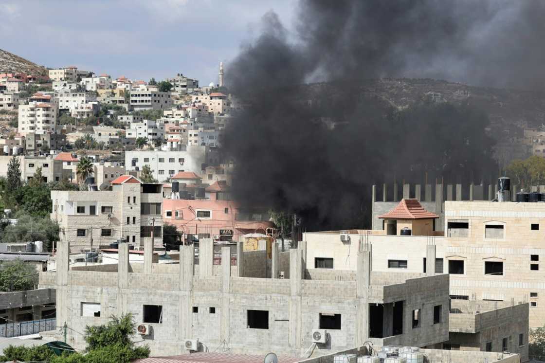 The Palestinian health ministry announced the killing of "two citizens by occupation (Israeli) bullets in Jenin" The Palestinian health ministry announced the killing of "two citizens by occupation (Israeli) bullets in Jenin"