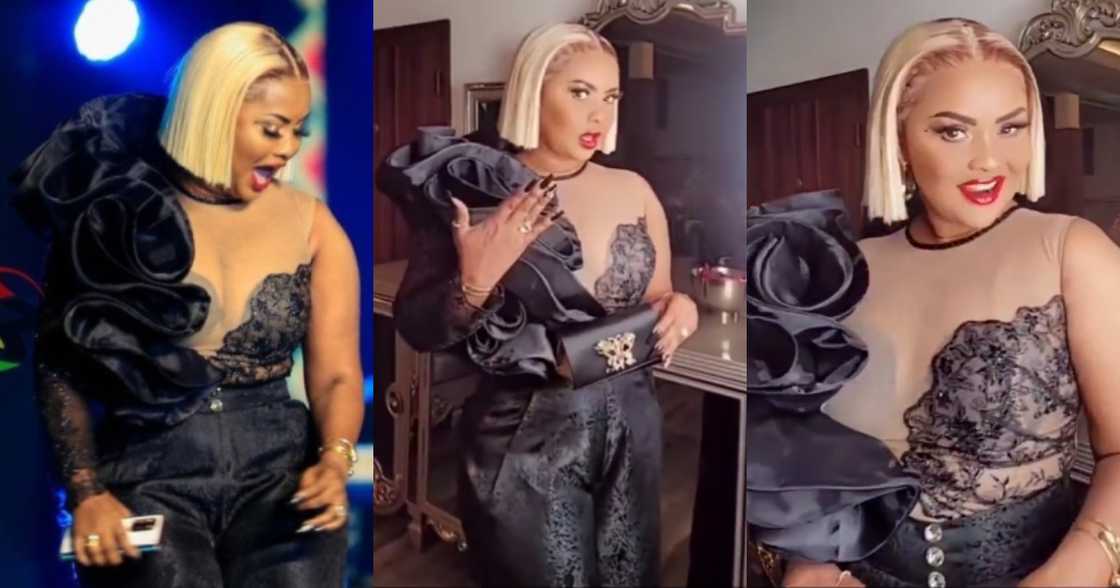 Style Queen: Nana Ama McBrown stuns in black dress at 2021 VGMAs, fans impressed Style Queen: Nana Ama McBrown stuns in black dress at 2021 VGMAs, fans impressed