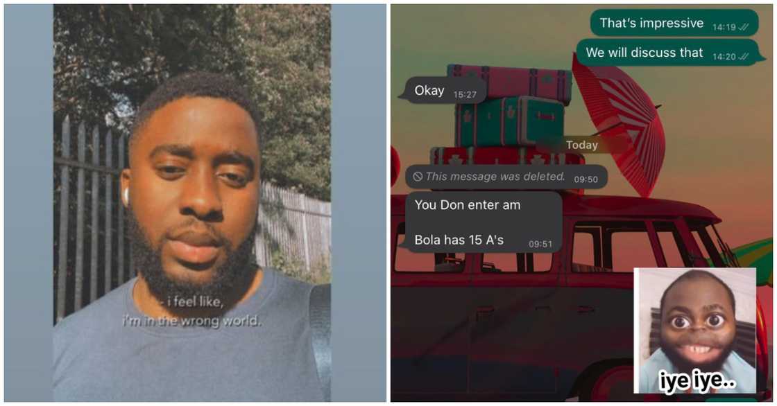 Man who promised sister 2k for each A in exam Man who promised sister 2k for each A in exam