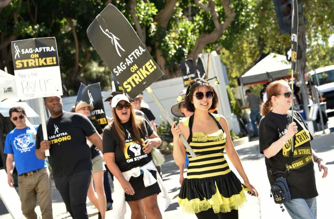 SAG-AFTRA members walked off film and TV sets in July, over terms including pay and the use of artificial intelligence SAG-AFTRA members walked off film and TV sets in July, over terms including pay and the use of artificial intelligence