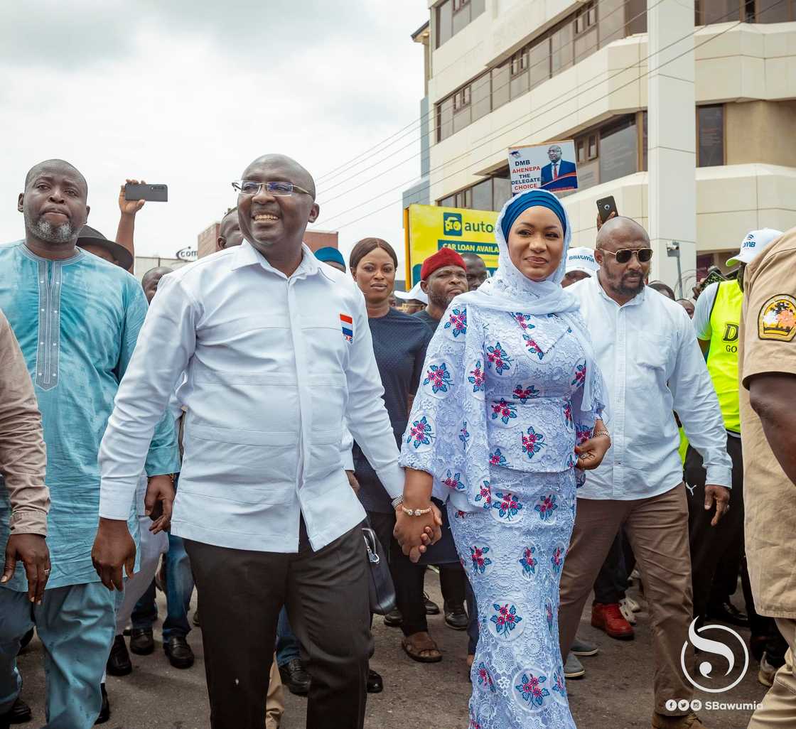 Samira Bawumia could be Ghana's next First Lady after the 2024 elections. Samira Bawumia could be Ghana's next First Lady after the 2024 elections.