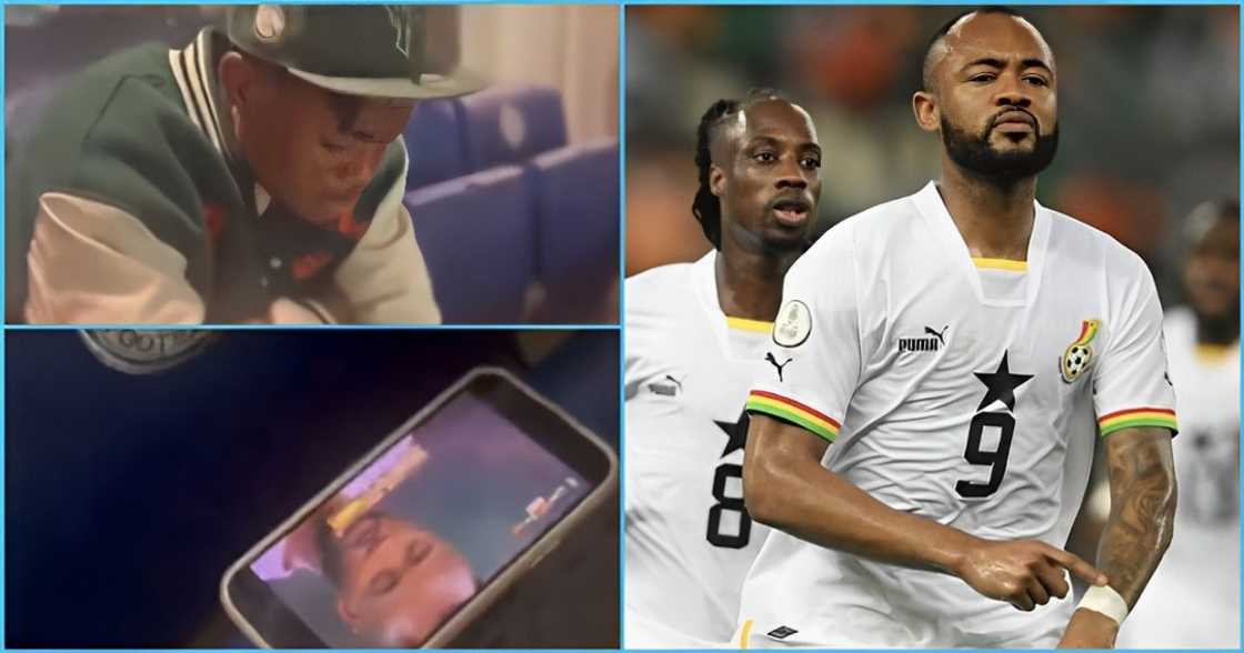 Photo of Jordan Ayew and Fatawu Issahaku Photo of Jordan Ayew and Fatawu Issahaku