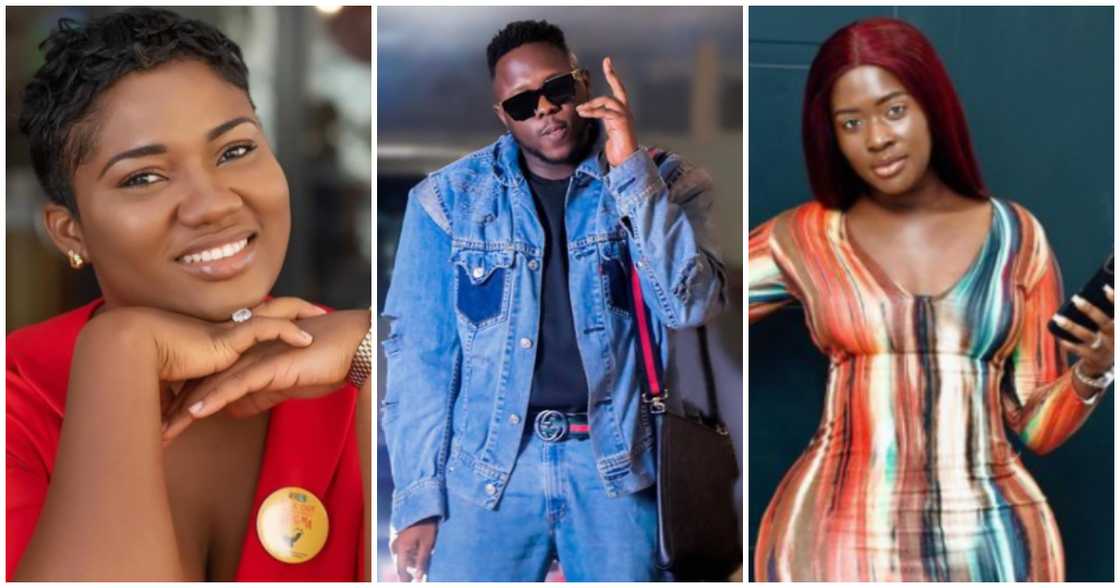 Abena Korkor Professes Love For Medikal; Fella Makafui Ignores Her in Video