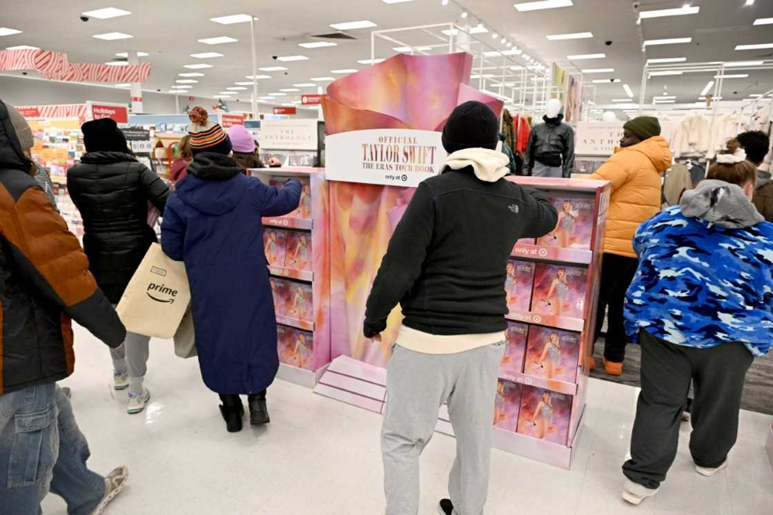 Shoppers at a New Jersey Target gravitated to Taylor Swift excusive items on 'Black Friday' when US consumers turned out in force Shoppers at a New Jersey Target gravitated to Taylor Swift excusive items on 'Black Friday' when US consumers turned out in force