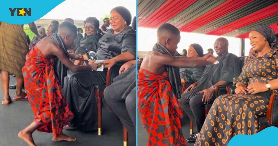 Adowa boy at Theresa Kufuor's funeral Adowa boy at Theresa Kufuor's funeral