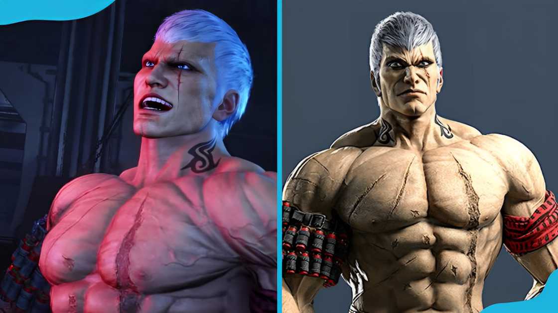 Bryan Fury is shown showcasing his detailed scarred muscular structure with a distinctive tattoo on his neck. Bryan Fury is shown showcasing his detailed scarred muscular structure with a distinctive tattoo on his neck.