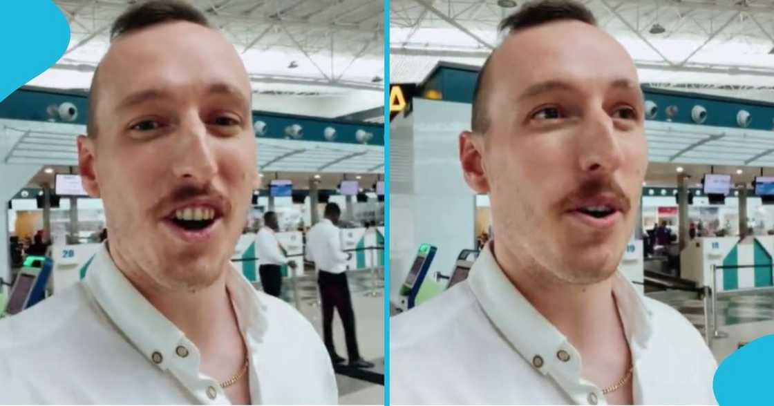 US citizen visits Ghana, marvels at vibrant Kotoka International Airport: "Ghana is not poor"