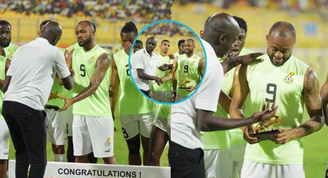 Jordan Ayew and Coach Otto Addo