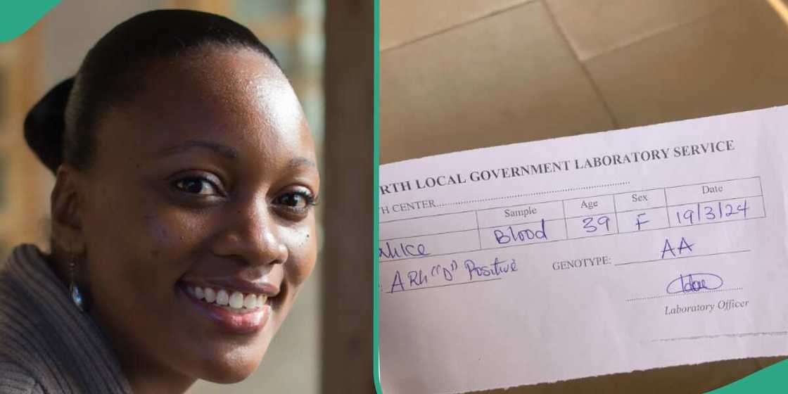 A lady finds out she is AA and not AS. A lady finds out she is AA and not AS.