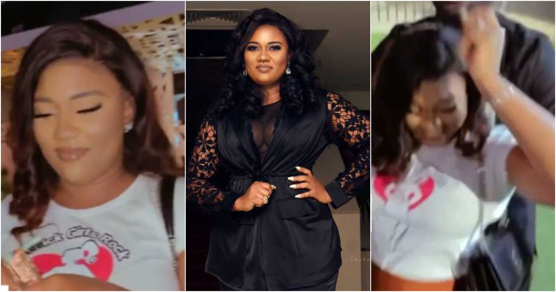 Abena Korkor smiles again, jams to Kuami Eugene's Dollar On You at the VGMA Xperience Concert Abena Korkor smiles again, jams to Kuami Eugene's Dollar On You at the VGMA Xperience Concert