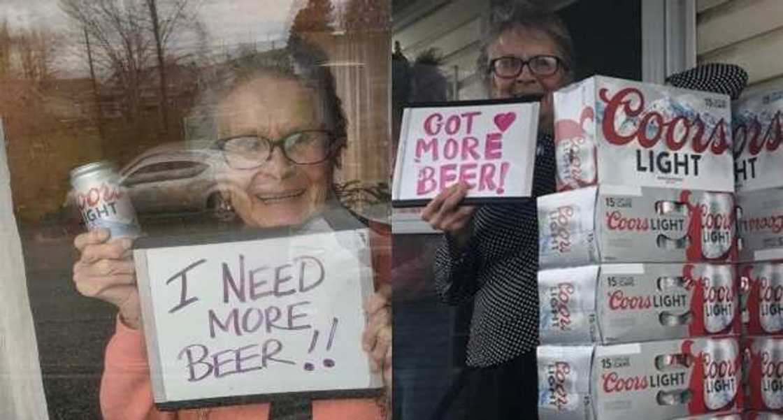 93-year-old granny who asked for beer during lockdown, gets delivered 150 cans
