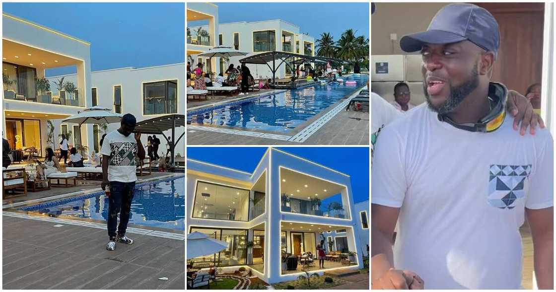 Kofi Abban's Island mansion at Ada