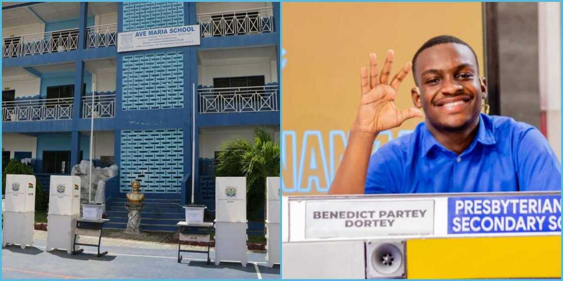 Presbyterian Boys' SHS Finalist Partey Dortey's Basic School Celebrates His NSMQ Victory