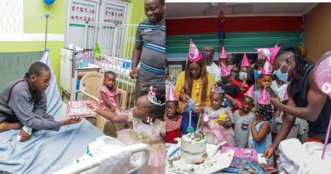 Stonebwoy pays hospital bills for children at 37 Military Hospital on Jidula’s birthday (photos) Stonebwoy pays hospital bills for children at 37 Military Hospital on Jidula’s birthday (photos)