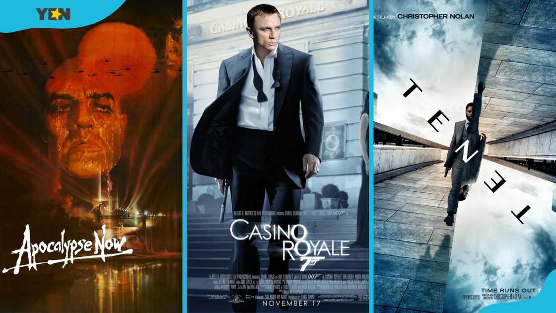 Best spy movies; Apocalypse Now, Casino Royale, and Tenet Best spy movies; Apocalypse Now, Casino Royale, and Tenet