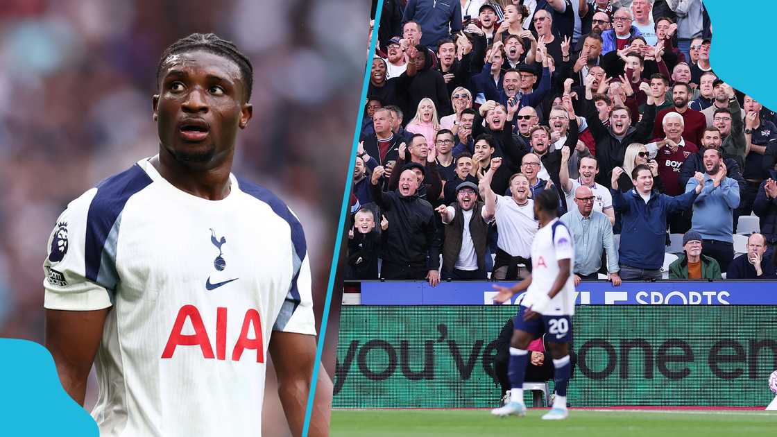 Mohammed Kudus heavily booed during Tottenham vs West Ham clash
