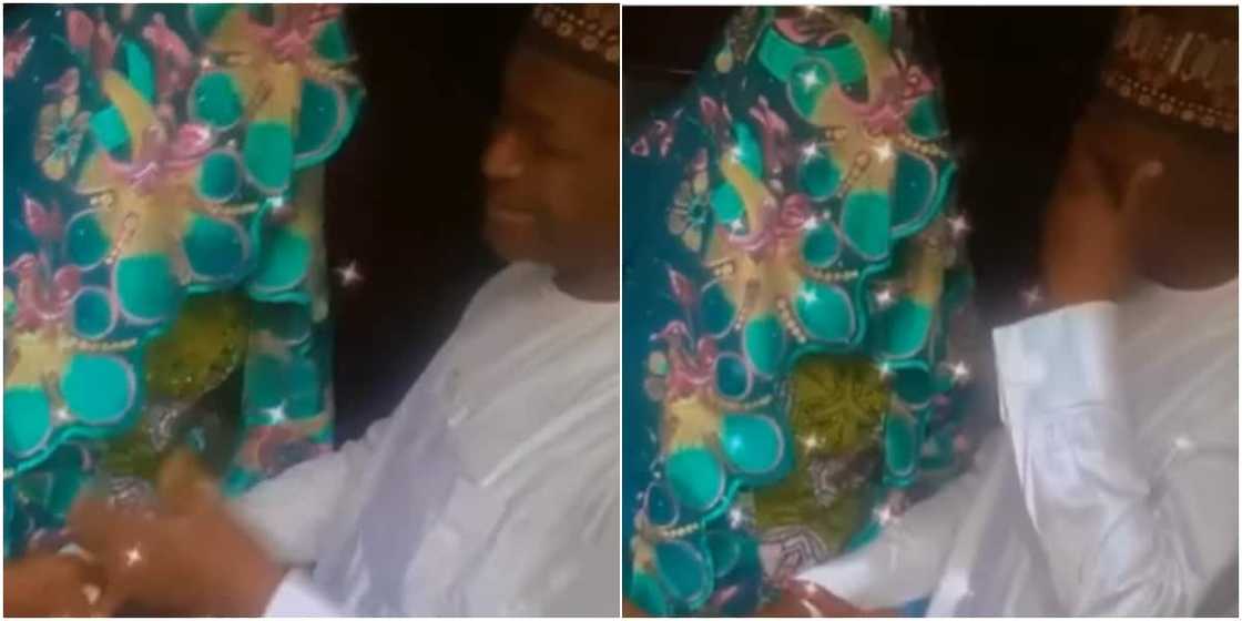 The bride's father couldn't control his outburst of emotion The bride's father couldn't control his outburst of emotion