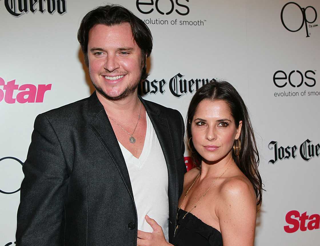 Heath Freeman (L) and Kelly Monaco (R) attend Star Magazine's "All Hollywood event