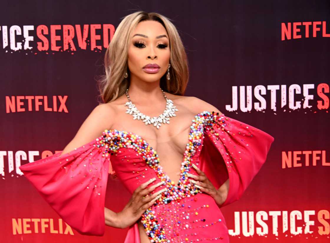 Khanyi Mbau at the Netflix's Justice Served premiere in South Africa Khanyi Mbau at the Netflix's Justice Served premiere in South Africa