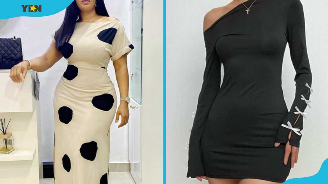 Dresses with slashed sleeves Dresses with slashed sleeves