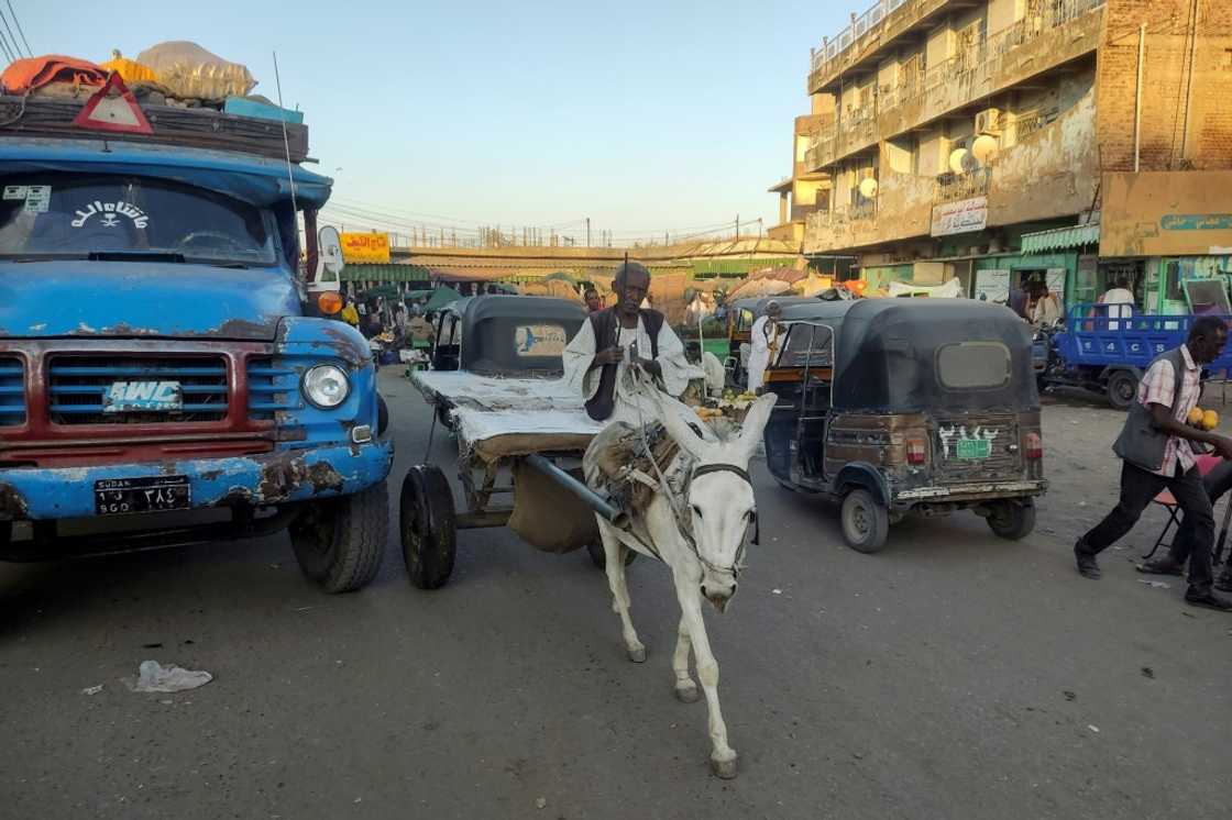 Gedaref, in Sudan's east -- the country was already one of the world's poorest but months of war have set development back by decades, the World Bank said