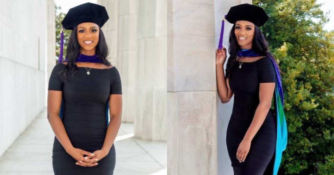 Briya Brown poses for a photo as she passes the Bar exam Briya Brown poses for a photo as she passes the Bar exam