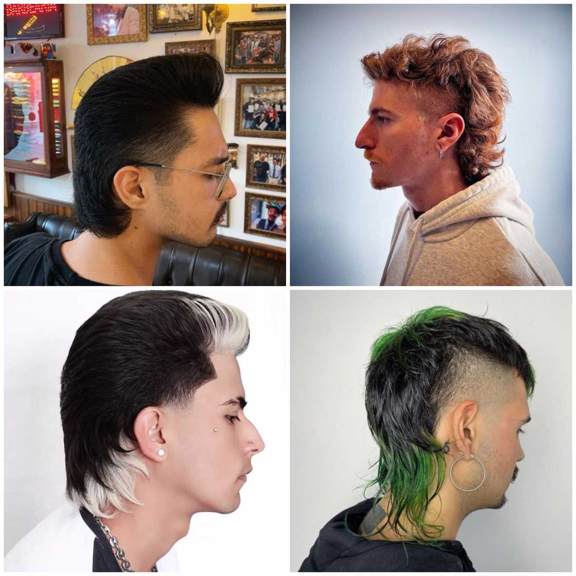 Mullet haircut