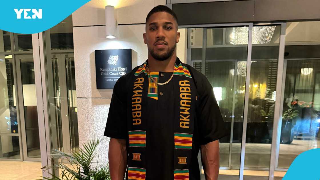 Anthony Joshua, Kempinski Hotel, Battle of the Beasts, Sharaf Mahama. Anthony Joshua, Kempinski Hotel, Battle of the Beasts, Sharaf Mahama.